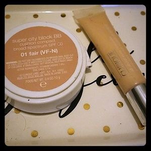 BB Cream in fair and concealer in light neutral